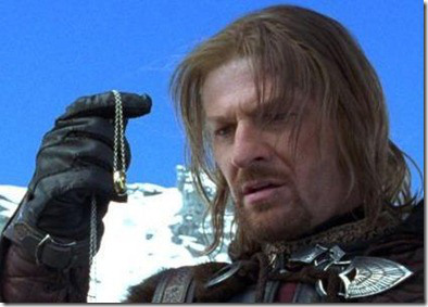 Hey, that's not a spoiler.  He's played by Sean Bean.  You know he's gonna die.  