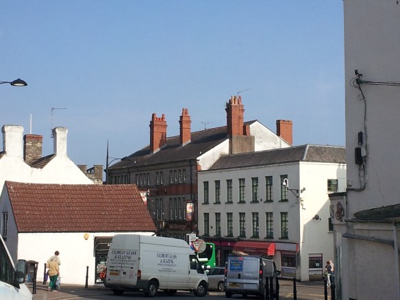 This is Chepstow, near the bus station.