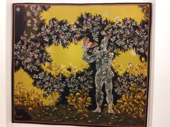 Le Poete--The Poet tapestry, in Old BBC.  It was a gift from the French government in 1949 as a thank-you for BBC’s wartime coverage. 