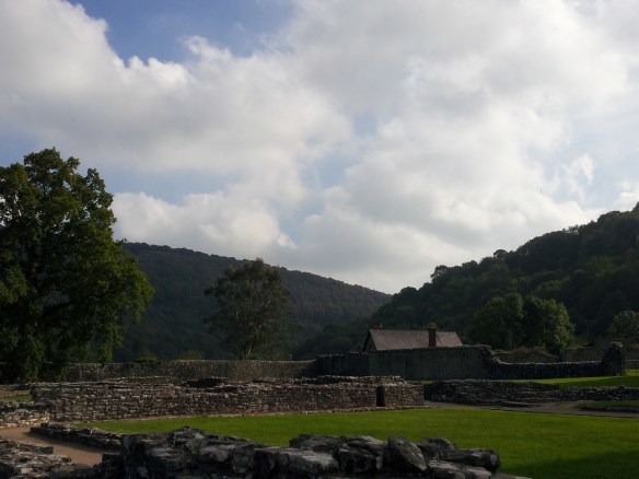 Wye Valley- looking over Tintern Abbey ruins