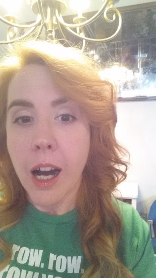 A recreation of my expression when I saw my hair for the first time.  