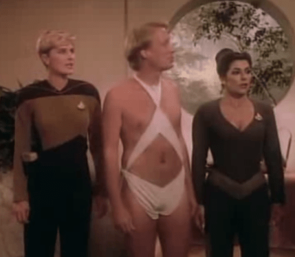 Whoever designed these costumes was really pushing it --it’s a wonder the censors didn’t kill them.
