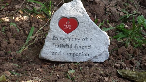 Her little gravestone.  <3